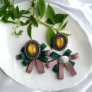 Комплект украшений: брошь, кольцо и серьги-трансформеры