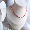 Чокер из кораллов и перламутра