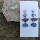 Серьги женские "С морских берегов"