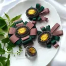 Комплект украшений: брошь, кольцо и серьги-трансформеры