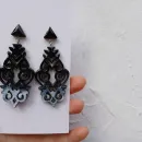 серьги женские"Кружева"