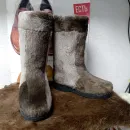 Бурки мужские из меха бобра.