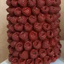 Ваза с малинками
