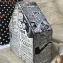 Вечный календарь настольный с кубиками домик