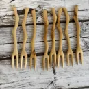 Вилочки деревянные для подачи сыра и закусок