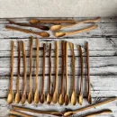 Вилочки деревянные для подачи сыра и закусок