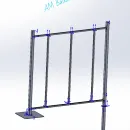 Ограждение декоративное, быстро возводимое "PRE-ERECTED FENCING"