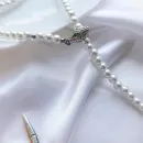 Колье-галстук трансформер из жемчуга