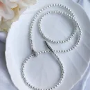 Колье-галстук трансформер из жемчуга