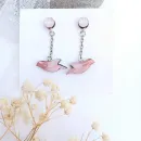 Серьги женские "птицы"