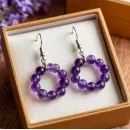 Сережки из аметиста