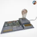 Светильник ручной работы "Никола Тесла"