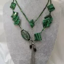 Комплект из малахита