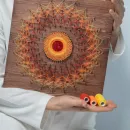 Мандала "Солнце" /30*30 см/ набор для творчества и медитаций