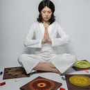 Мандала "Луна" /30*30 см/ набор для творчества и медитаций