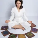 Мандала "Инь-ян" 20/20 см /2 чакра/ набор для творчества и медитаций