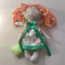 текстильная кукла Спящий ангел