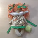 текстильная кукла Спящий ангел