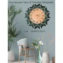 Настенные часы ручной работы "Цветок"