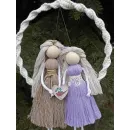 Кукла интерьерная макраме