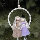 Кукла интерьерная макраме