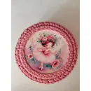 Шкатулка ручной работы розовая Балерина