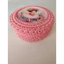 Шкатулка ручной работы розовая Балерина