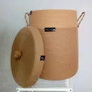 Корзина из хлопкового шнура ( коричневая)