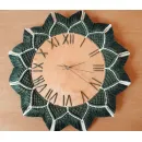 Настенные часы ручной работы "Цветок"