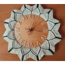 Настенные часы ручной работы "Цветок"