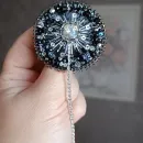 Брошь Одуванчик чёрный