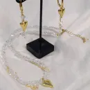Комплект украшений "Хрустальное сердце"