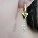 Комплект украшений "Хрустальное сердце"