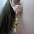 Комплект украшений "Хрустальное сердце"