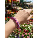 Браслет макраме сиреневый