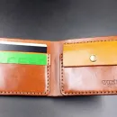 Кожаный кошелëк "Звезда Руси".