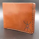 Кошелëк кожаный "Звезда Руси".