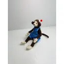 Игрушка авторская Мартышка-моря» мягкая игрушка ручной работы вязание на спицах