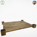 Поднос "Престон" (сосна, двойной)