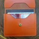 Портмоне для документов из натуральной кожи, ручной работы