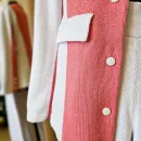 Вязаный костюм из хлопка брючный