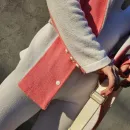 Вязаный костюм из хлопка брючный