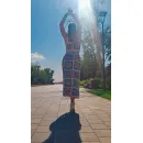 Костюм из хлопка вязаный крючком