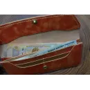 Кошелек из натуральной кожи, ручной работы