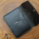 Портмоне для документов из натуральной кожи, ручной работы