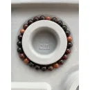 Браслет из махагонового обсидиана и золотого песчаника