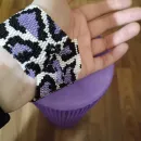 Браслет "Фиолетовый леопард"