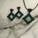 Комплект украшений "Малахит"