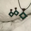Комплект украшений "Малахит"
