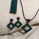 Комплект украшений "Малахит"